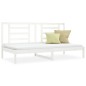 vidaXL Sofá cama madera maciza de pino blanco 90x200 cm vidaXL Sofá cama madera maciza de pino blanco 90x200 cm
