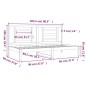 vidaXL Sofá cama madera maciza de pino blanco 90x200 cm vidaXL Sofá cama madera maciza de pino blanco 90x200 cm