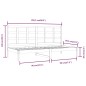vidaXL Sofá cama madera maciza de pino blanco 80x200 cm vidaXL Sofá cama madera maciza de pino blanco 80x200 cm