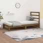 vidaXL Sofá cama extraíble madera maciza de pino marrón 2x(90x200) cm vidaXL Sofá cama extraíble madera maciza de pino marrón 2x(90x200) cm