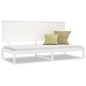 vidaXL Sofá cama madera maciza de pino blanco 80x200 cm vidaXL Sofá cama madera maciza de pino blanco 80x200 cm