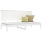 vidaXL Sofá cama madera maciza de pino blanco 80x200 cm vidaXL Sofá cama madera maciza de pino blanco 80x200 cm