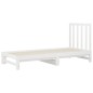 vidaXL Sofá cama extraíble madera maciza de pino blanco 2x(90x200) cm vidaXL Sofá cama extraíble madera maciza de pino blanco 2x(90x200) cm