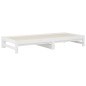 vidaXL Sofá cama extraíble madera maciza de pino blanco 2x(90x200) cm vidaXL Sofá cama extraíble madera maciza de pino blanco 2x(90x200) cm