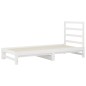 vidaXL Sofá cama extraíble madera maciza de pino blanco 2x(90x190) cm vidaXL Sofá cama extraíble madera maciza de pino blanco 2x(90x190) cm