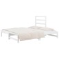 vidaXL Sofá cama extraíble madera maciza de pino blanco 2x(90x190) cm vidaXL Sofá cama extraíble madera maciza de pino blanco 2x(90x190) cm