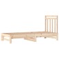 vidaXL Sofá cama extraíble madera maciza de pino 2x(90x200) cm vidaXL Sofá cama extraíble madera maciza de pino 2x(90x200) cm