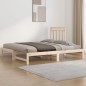 vidaXL Sofá cama extraíble madera maciza de pino 2x(90x200) cm vidaXL Sofá cama extraíble madera maciza de pino 2x(90x200) cm