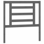vidaXL Sofá cama extraíble madera maciza de pino gris 2x(90x190) cm