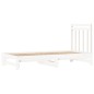 vidaXL Sofá cama extraíble madera maciza de pino blanco 2x(90x190) cm vidaXL Sofá cama extraíble madera maciza de pino blanco 2x(90x190) cm
