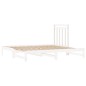 vidaXL Sofá cama extraíble madera maciza de pino blanco 2x(90x190) cm vidaXL Sofá cama extraíble madera maciza de pino blanco 2x(90x190) cm