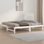 vidaXL Sofá cama extraíble madera maciza de pino blanco 2x(90x190) cm vidaXL Sofá cama extraíble madera maciza de pino blanco 2x(90x190) cm