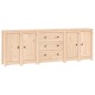 vidaXL Aparador de madera maciza de pino 230x35x80 cm vidaXL Aparador de madera maciza de pino 230x35x80 cm