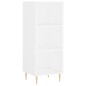 vidaXL Aparador alto madera contrachapada blanco 34,5x32,5x180 cm vidaXL Aparador alto madera contrachapada blanco 34,5x32,5x180 cm