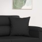 vidaXL Cojines decorativos 2 uds tela microfibra negro 40x40 cm vidaXL Cojines decorativos 2 uds tela microfibra negro 40x40 cm