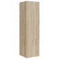 vidaXL Set de muebles para TV 8 pzas madera contrachapada roble Sonoma