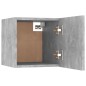 vidaXL Set de muebles de TV 5 pzas madera contrachapada gris hormigón