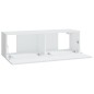 vidaXL Set de muebles para TV 8 piezas madera contrachapada blanco
