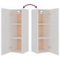 vidaXL Set de muebles para TV 8 piezas madera contrachapada blanco