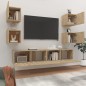 vidaXL Set de muebles para TV 6 pzas madera contrachapada roble sonoma vidaXL Set de muebles para TV 6 pzas madera contrachapada roble sonoma