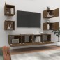 vidaXL Set de muebles para TV 6 pzas madera contrachapada roble marrón vidaXL Set de muebles para TV 6 pzas madera contrachapada roble marrón