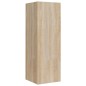 vidaXL Set de muebles para TV 8 pzas madera contrachapada roble Sonoma