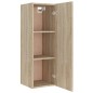 vidaXL Set de muebles para TV 8 pzas madera contrachapada roble Sonoma