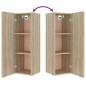 vidaXL Set de muebles para TV 8 pzas madera contrachapada roble Sonoma