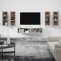 vidaXL Set de muebles de TV 6 pzas madera contrachapada gris hormigón vidaXL Set de muebles de TV 6 pzas madera contrachapada gris hormigón