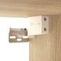 vidaXL Set de muebles para TV 8 pzas madera contrachapada roble Sonoma