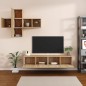 vidaXL Juego de mueble TV 7 piezas madera contrachapada roble Sonoma vidaXL Juego de mueble TV 7 piezas madera contrachapada roble Sonoma