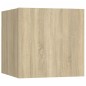vidaXL Set de muebles para TV 8 pzas madera contrachapada roble Sonoma vidaXL Set de muebles para TV 8 pzas madera contrachapada roble Sonoma