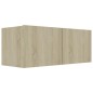 vidaXL Set de muebles para TV 8 pzas madera contrachapada roble Sonoma vidaXL Set de muebles para TV 8 pzas madera contrachapada roble Sonoma