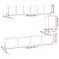 vidaXL Set de muebles para TV 6 piezas madera contrachapada blanco vidaXL Set de muebles para TV 6 piezas madera contrachapada blanco