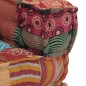 vidaXL Puf modular con cojín de tela Patchwork vidaXL Puf modular con cojín de tela Patchwork