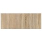 vidaXL Mueble de pared para TV madera contrachapada color roble sonoma