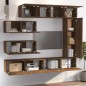 vidaXL Set de muebles para TV 7 pzas madera contrachapada roble marrón