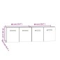 vidaXL Armarios pared 2 uds contrachapada roble ahumado 60x36,5x35cm vidaXL Armarios pared 2 uds contrachapada roble ahumado 60x36,5x35cm