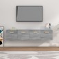 vidaXL Armarios de pared 2 uds contrachapada gris sonoma 80x35x36,5 cm vidaXL Armarios de pared 2 uds contrachapada gris sonoma 80x35x36,5 cm
