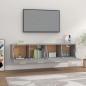 vidaXL Armarios de pared 2 uds contrachapada gris sonoma 80x35x36,5 cm vidaXL Armarios de pared 2 uds contrachapada gris sonoma 80x35x36,5 cm