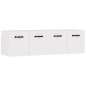 vidaXL Armario de pared 2 uds madera contrachapada blanco 80x35x36,5cm vidaXL Armario de pared 2 uds madera contrachapada blanco 80x35x36,5cm