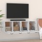 vidaXL Armario de pared 2 uds madera contrachapada blanco 80x35x36,5cm vidaXL Armario de pared 2 uds madera contrachapada blanco 80x35x36,5cm