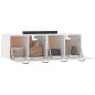 vidaXL Armario de pared 2 uds madera contrachapada blanco 80x35x36,5cm vidaXL Armario de pared 2 uds madera contrachapada blanco 80x35x36,5cm