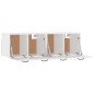 vidaXL Armario de pared 2 uds madera contrachapada blanco 80x35x36,5cm vidaXL Armario de pared 2 uds madera contrachapada blanco 80x35x36,5cm