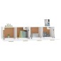 vidaXL Armario de pared 2 uds madera contrachapada blanco 80x35x36,5cm