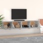 vidaXL Armarios pared 2 uds contrachapada gris hormigón 100x36,5x35 cm vidaXL Armarios pared 2 uds contrachapada gris hormigón 100x36,5x35 cm