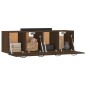 vidaXL Armarios de pared 2 uds contrachapada roble marrón 80x35x36,5cm vidaXL Armarios de pared 2 uds contrachapada roble marrón 80x35x36,5cm