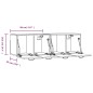 vidaXL Armarios de pared 2 uds contrachapada roble marrón 80x35x36,5cm vidaXL Armarios de pared 2 uds contrachapada roble marrón 80x35x36,5cm