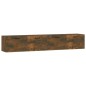 vidaXL Armarios pared 2 uds contrachapada roble ahumado 100x36,5x35 cm vidaXL Armarios pared 2 uds contrachapada roble ahumado 100x36,5x35 cm