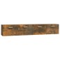 vidaXL Armarios pared 2 uds contrachapada roble ahumado 100x36,5x35 cm vidaXL Armarios pared 2 uds contrachapada roble ahumado 100x36,5x35 cm